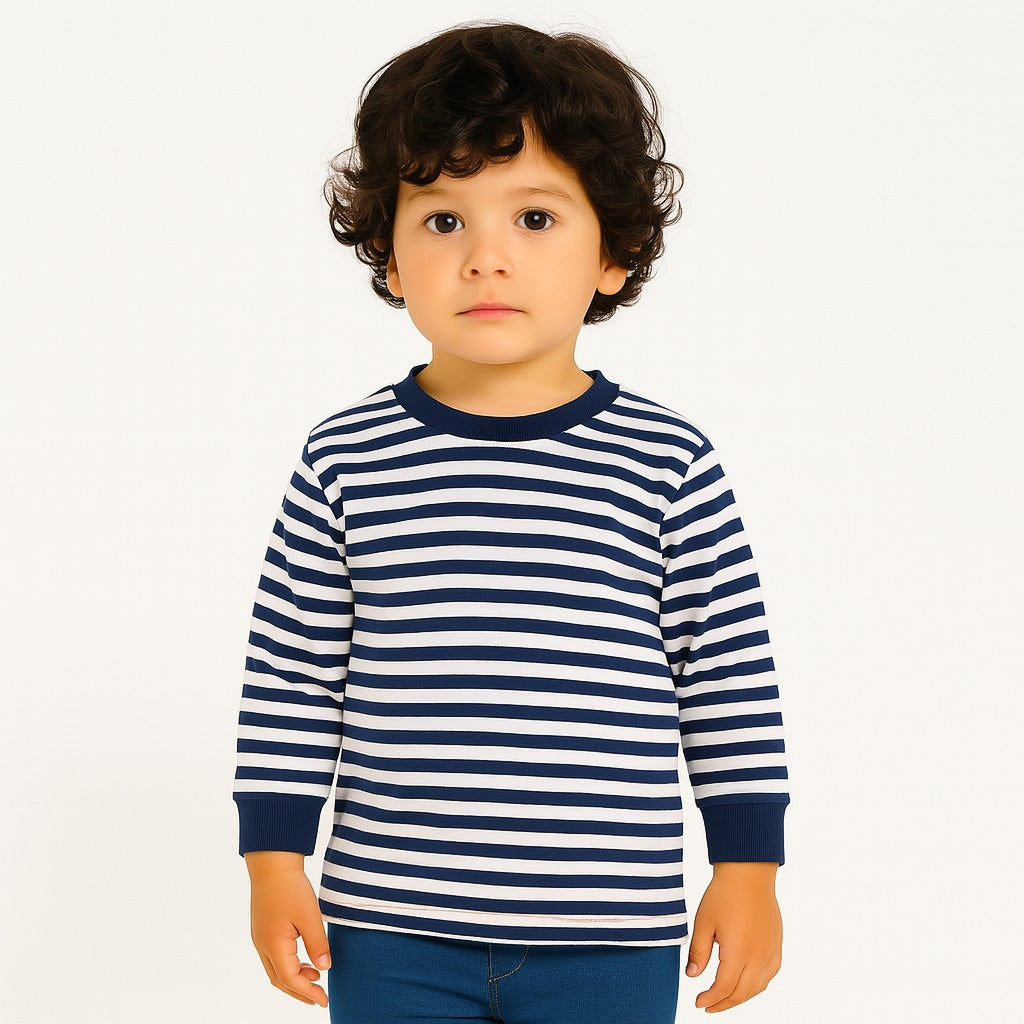 Boys blue lining sweatshirt