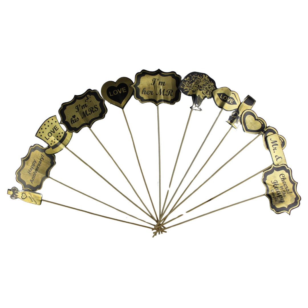 Black and golden Props