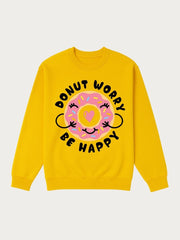 Girls Donut Be Happy Fleece Sweatshirt