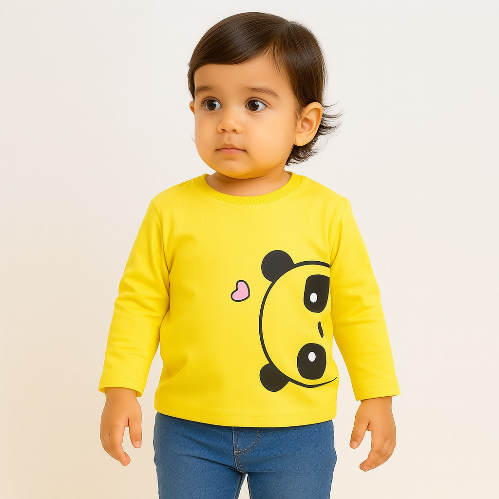 Yellow panda sweatshirt