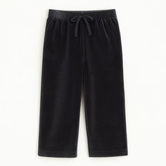 Girls grey velvet trouser