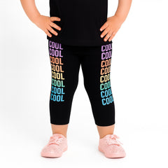 Girls black cool tights