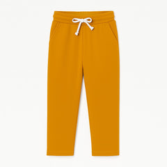 Girls yellow white knot trouser