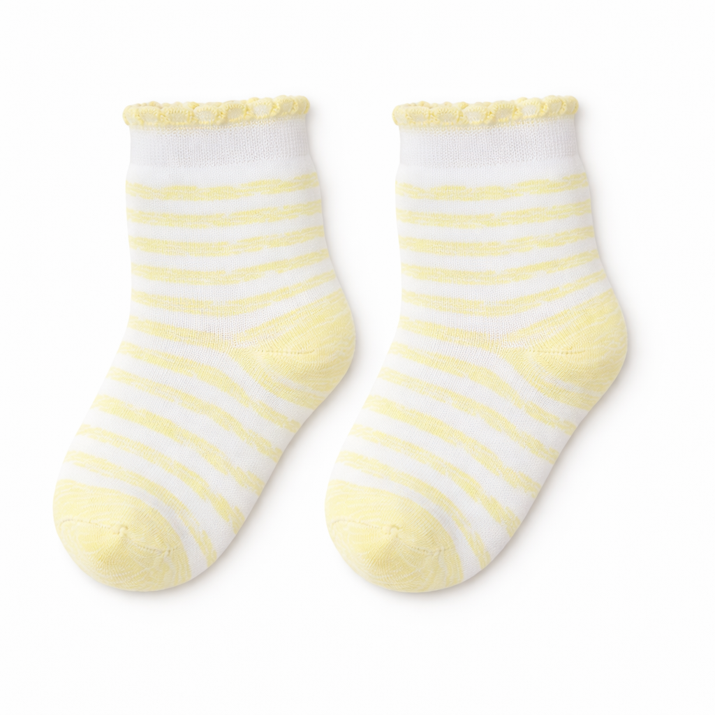 Girls yellow tye & dye socks (Last Chance)
