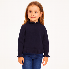 Girls blue wool sweater (Last Chance)