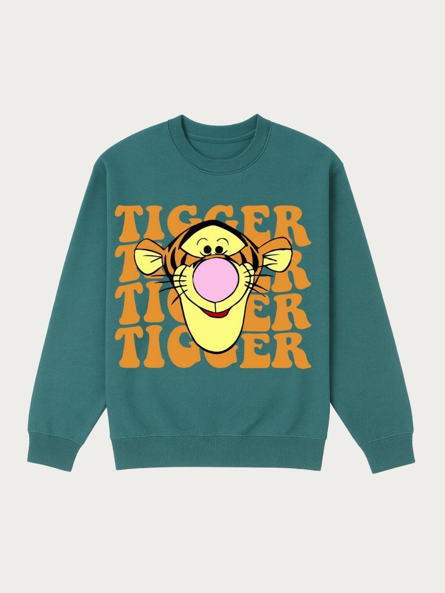 Boys Disney Pooh Tiger Fleece Sweatshirt