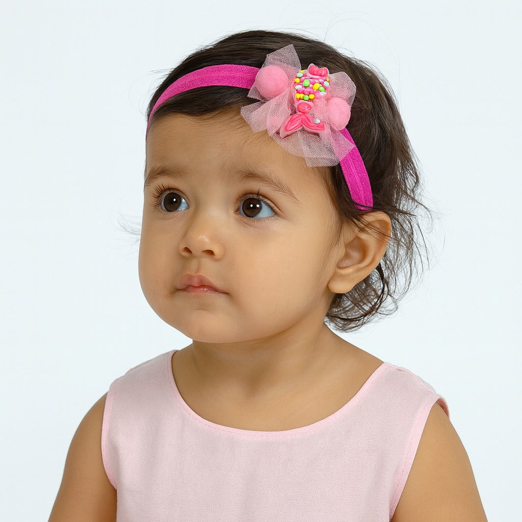 Shocking pink fish band