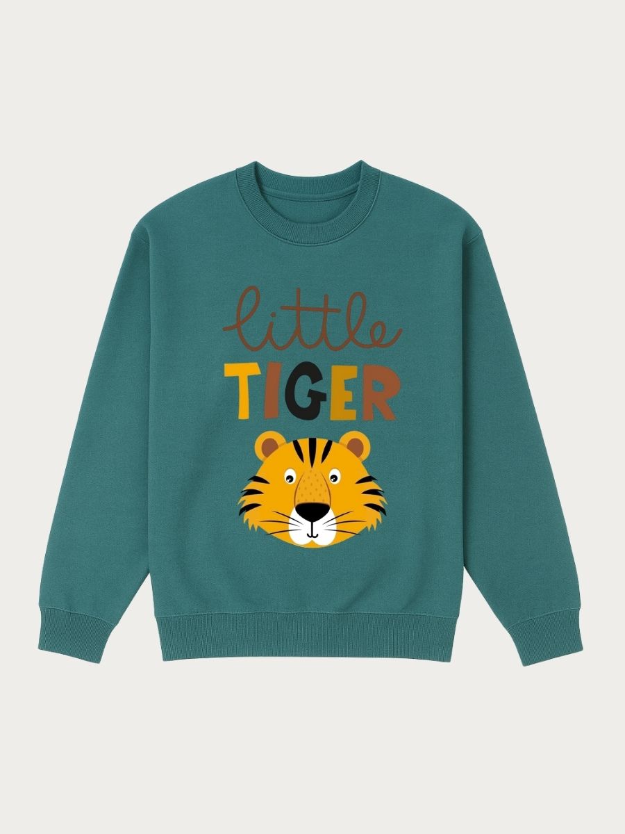 Boys Little Tiger Fleece Sweatshirt