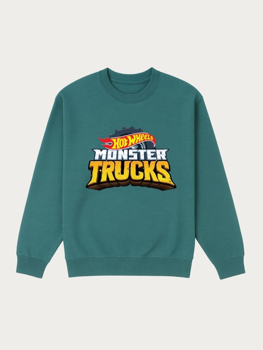 Boys Hotwheels Monster Truck Fleece Sweatshirt