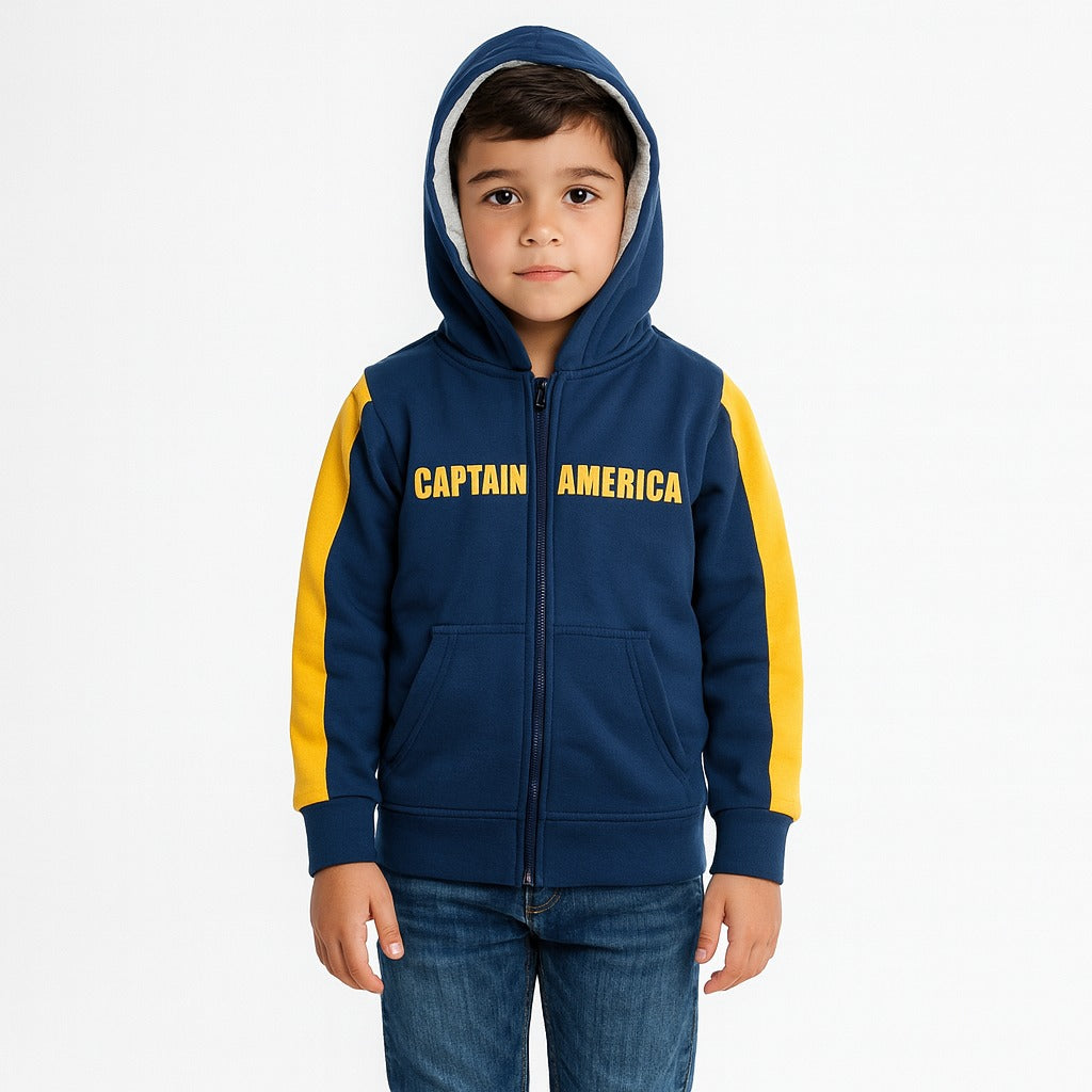 Boys side strripe wool captain america upper