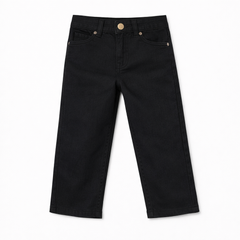 Boys Black Classic Straight Pant