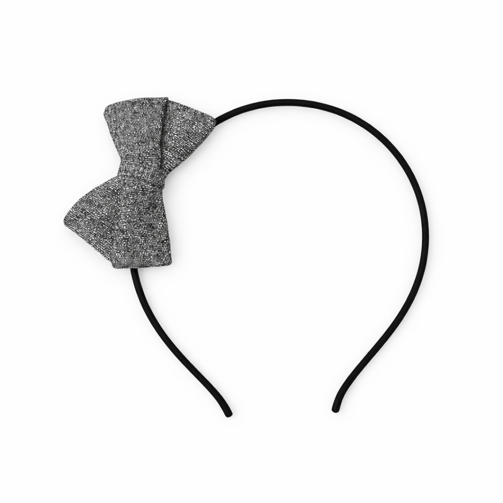 Girls blue bow hair band