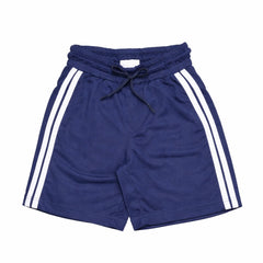 Boys blue side stripe shorts