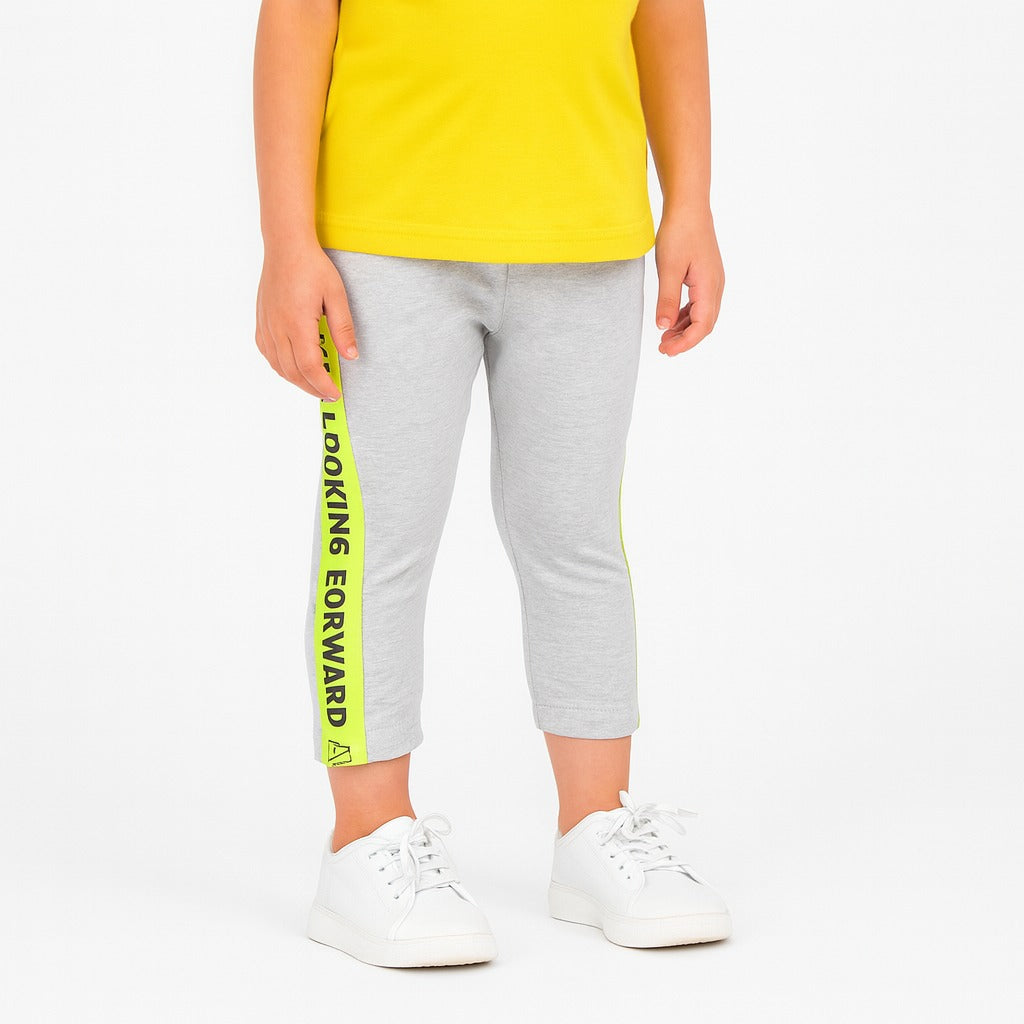 Girls gray looking forward tights (Last Chance)