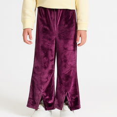 Girls maroon velvet trouser (Last Chance)