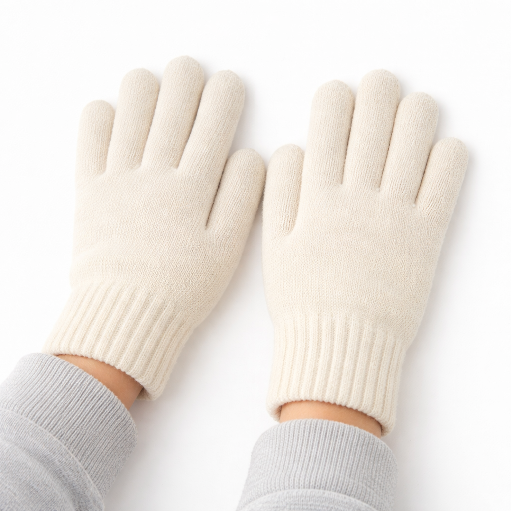 Silver glitter Gloves