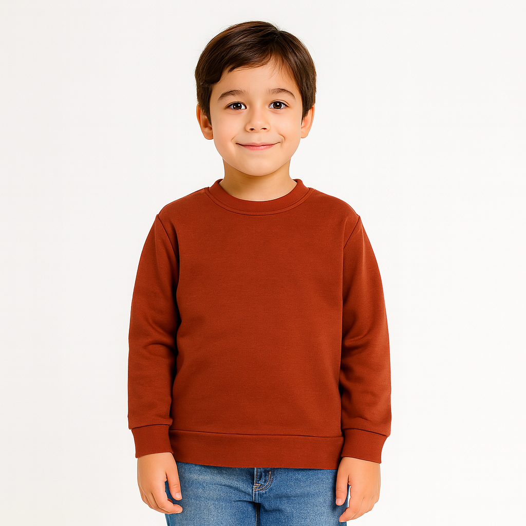 Brunette basic sweat shirt