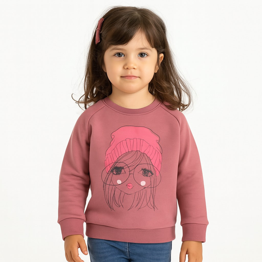 Girls doll sweatshirt