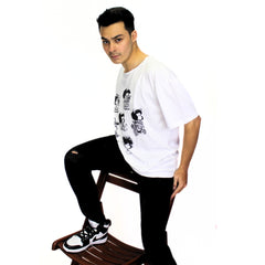 Mens white character T-Shirt
