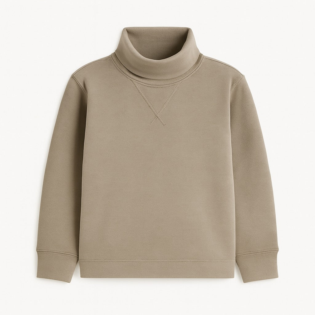Light brown basic high neck (Last Chance)