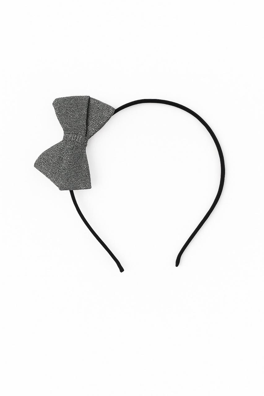 Girls blue bow hair band