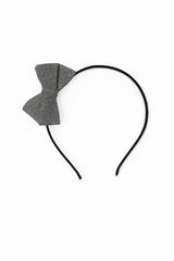 Girls blue bow hair band