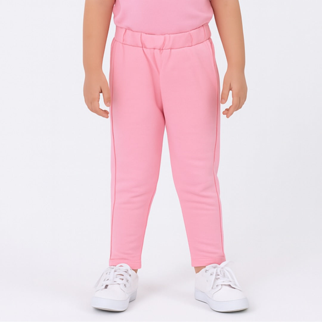 Girls pink flees trouser (Last Chance)