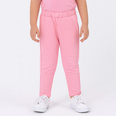 Girls pink flees trouser (Last Chance)