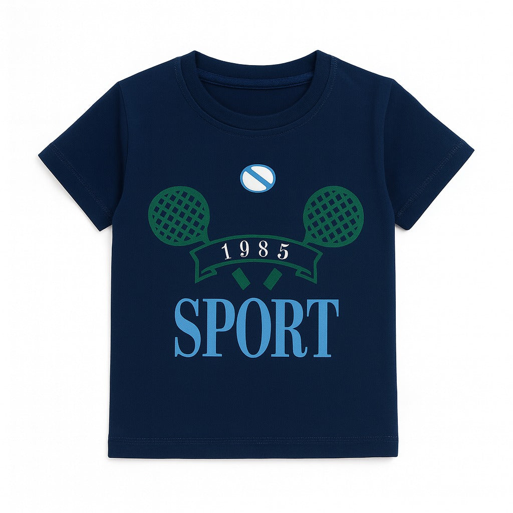 Boys navy sport t-shirt