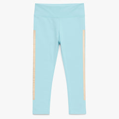 Girls blue gray side stripe trouser (Last Chance)
