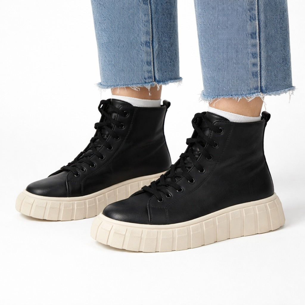 Mens black long shoes