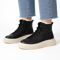 Mens black long shoes