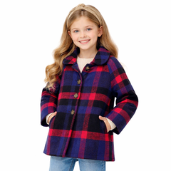 Girls checkered coat (Last Chance)