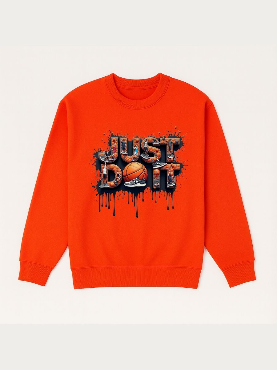 Boys Just Do It Basketball Fleece Sweatshirt