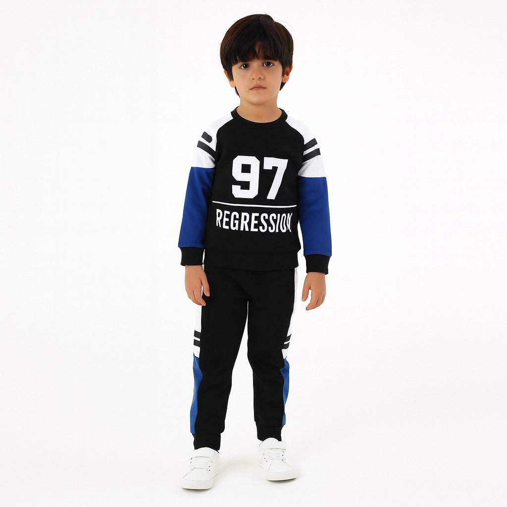Boys black  97 Tracksuit