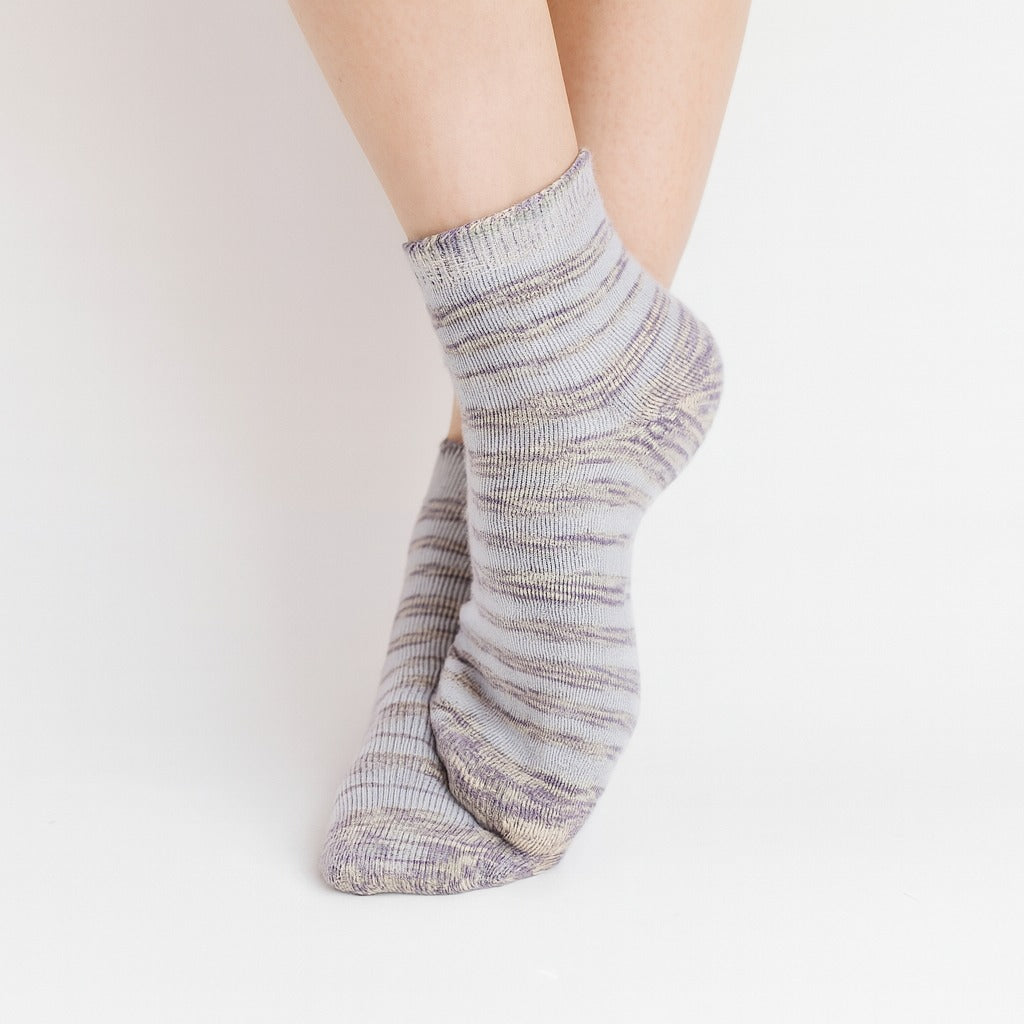 Purple tye n dye socks