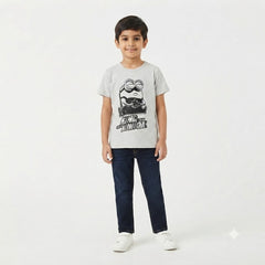 Boys gray minion t-shirt