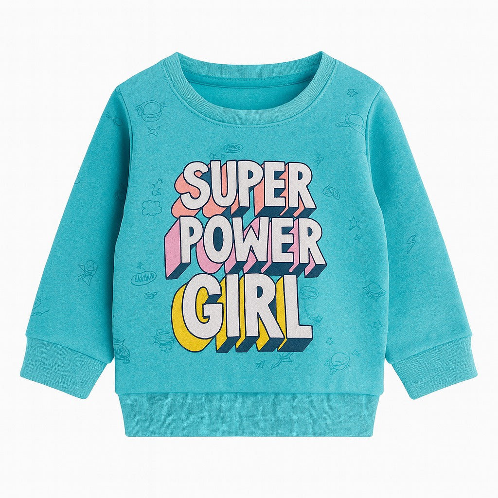 SUPER POWER GIRLS SWEAT SHIRT