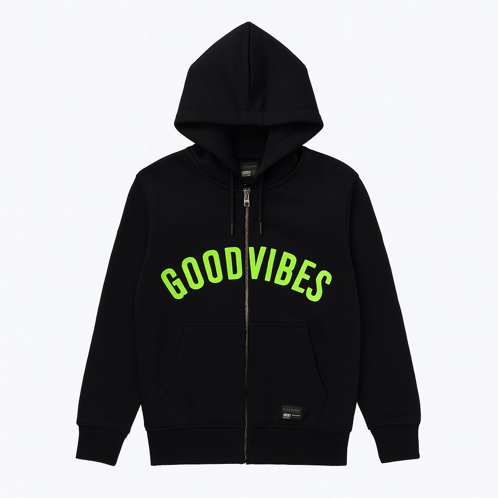 BOYS GOOD VIBES BLACK UPPER
