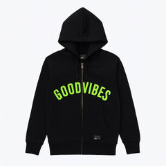 BOYS GOOD VIBES BLACK UPPER