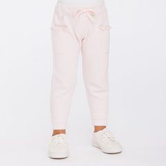 Girls baby pink wool trouser
