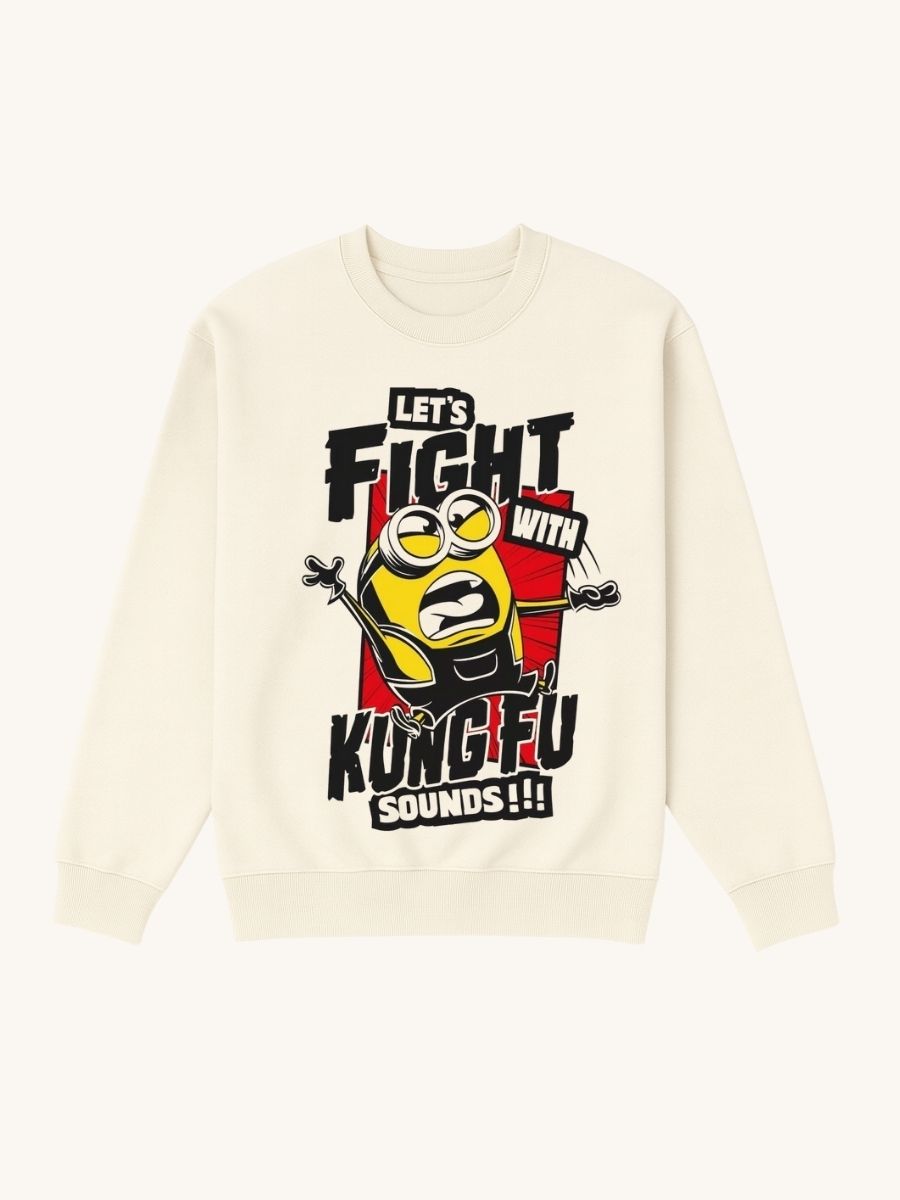Boys Kung Fu Minion Fleece Sweatshirt