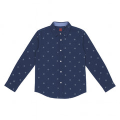 Boys blue astronaut casual shirt (Last Chance)