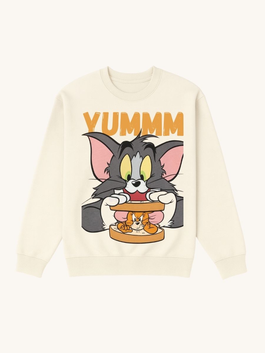 Boys Tom & Jerry Yummm Fleece Sweatshirt