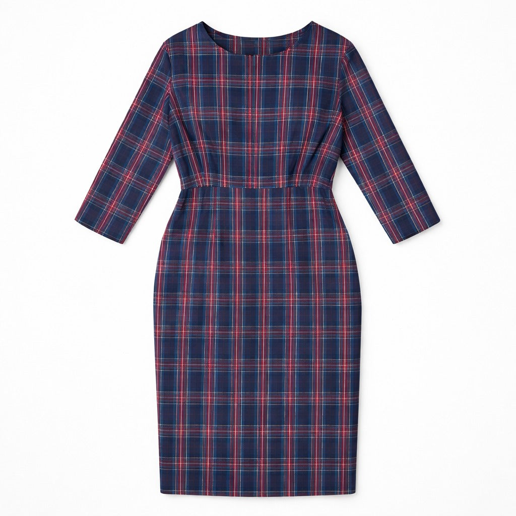 CHECKERED DRESS. (Womens)