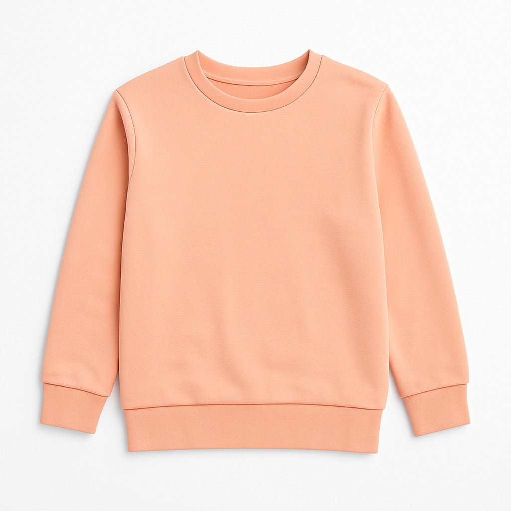Peach basic sweatshirt (Last Chance)