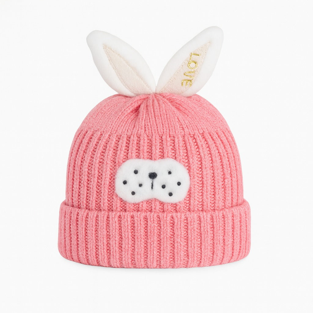 Pink rabbit cap