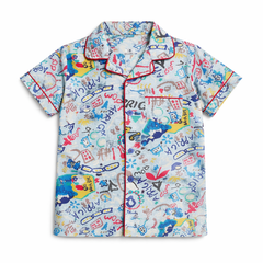 Boys blue cotton shirt (Last Chance)