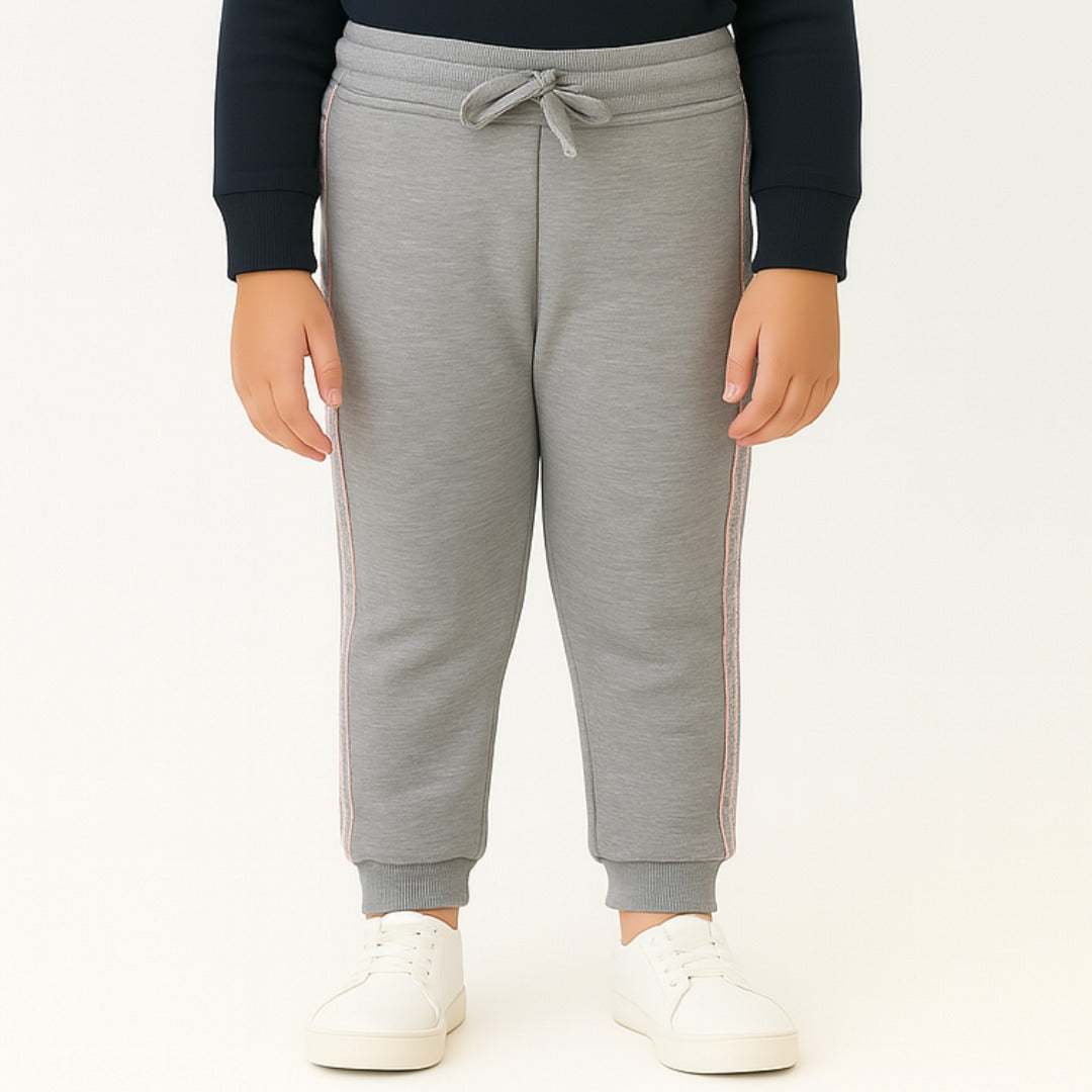 Girls Glitter side stripe trouser