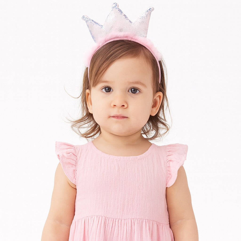Girls baby sequin crown hair band